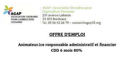L'AGAP Recrute !