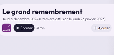 Le grand remembrement