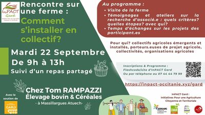 Rencontre 2026 de l'agriculture en collectif : Comment s'installer en collectif ?