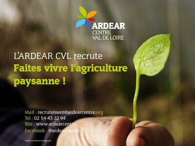 Deux postes sont à pouvoir à l’ARDEAR CVL