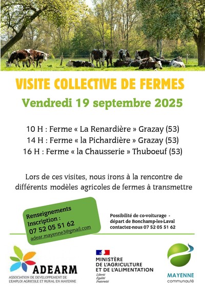 visite de ferme Pays de Haute Mayenne