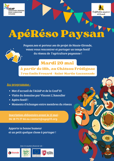 Apéréso du Blayais ! - 20 mai - Château Frédignac